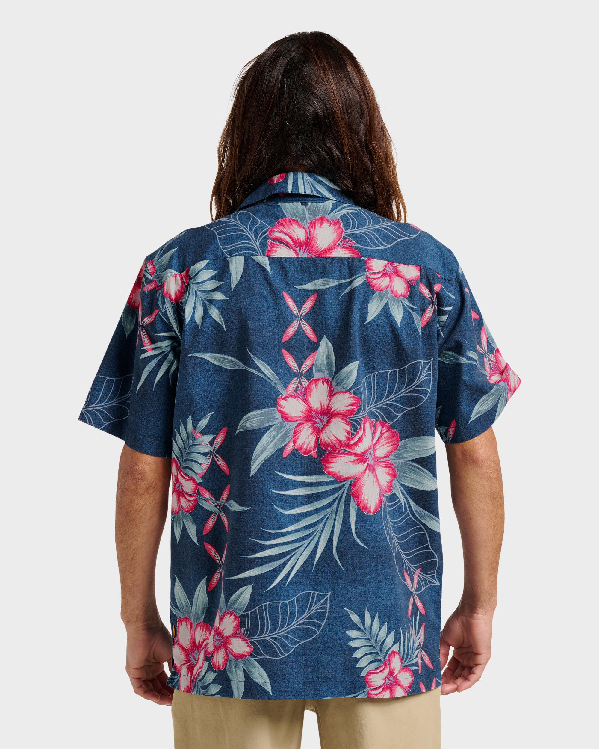 Waterman Playita Floral Shirt - Sargasso Sea | Quiksilver