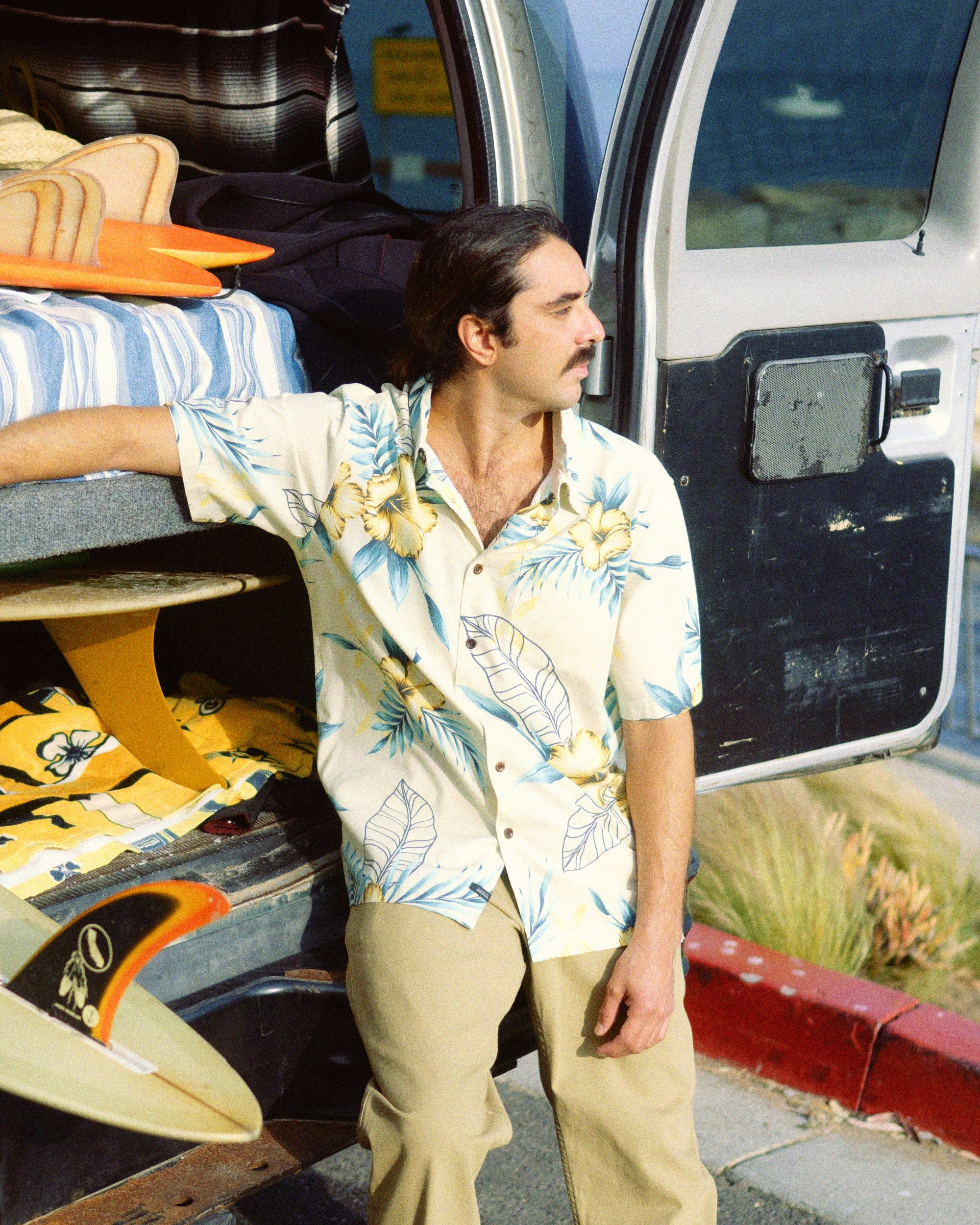 Waterman Playita Floral Shirt - Hay | Quiksilver