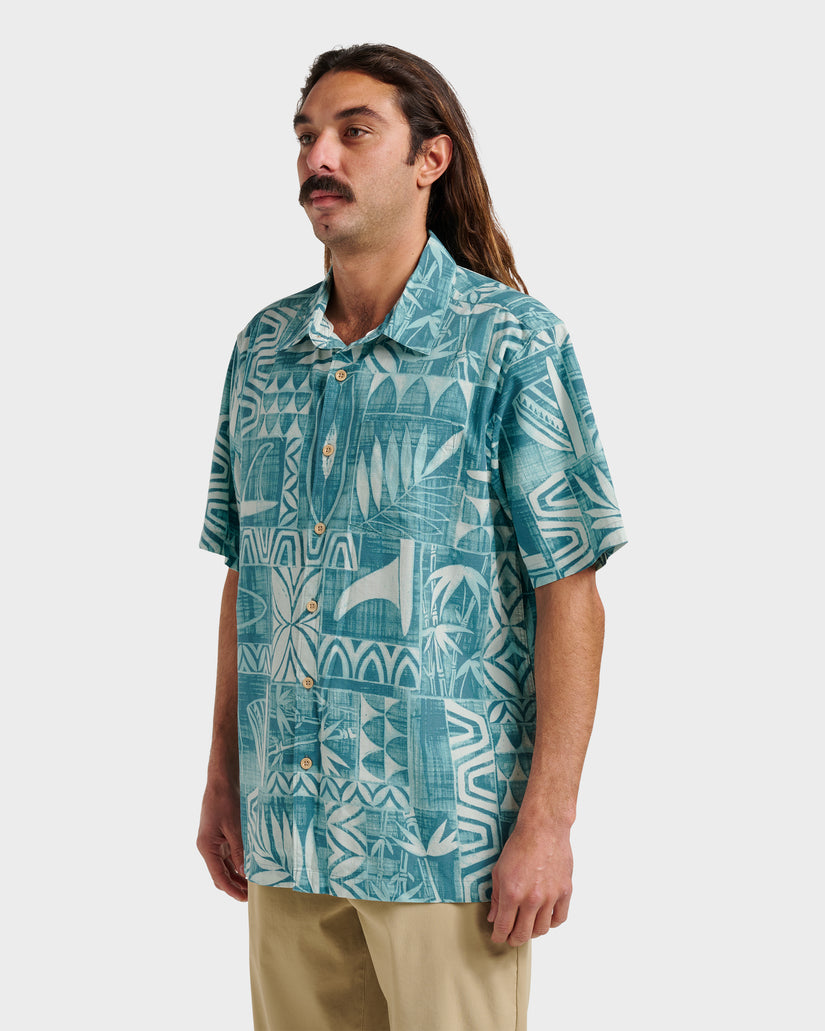 Waterman-Talk-Story-Short-Sleeve-Shirt-Aqua-Sea-3