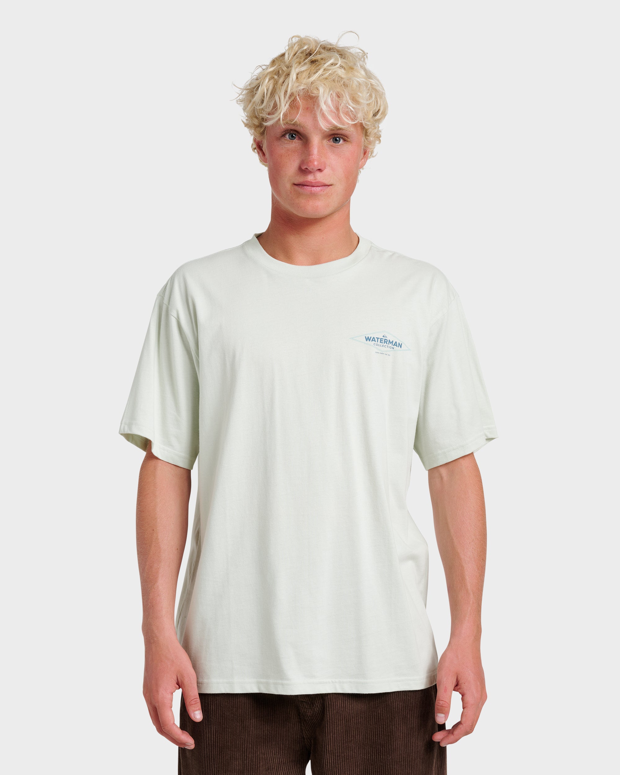 Waterman Diamond Classic T-shirt - Smoke | Quiksilver