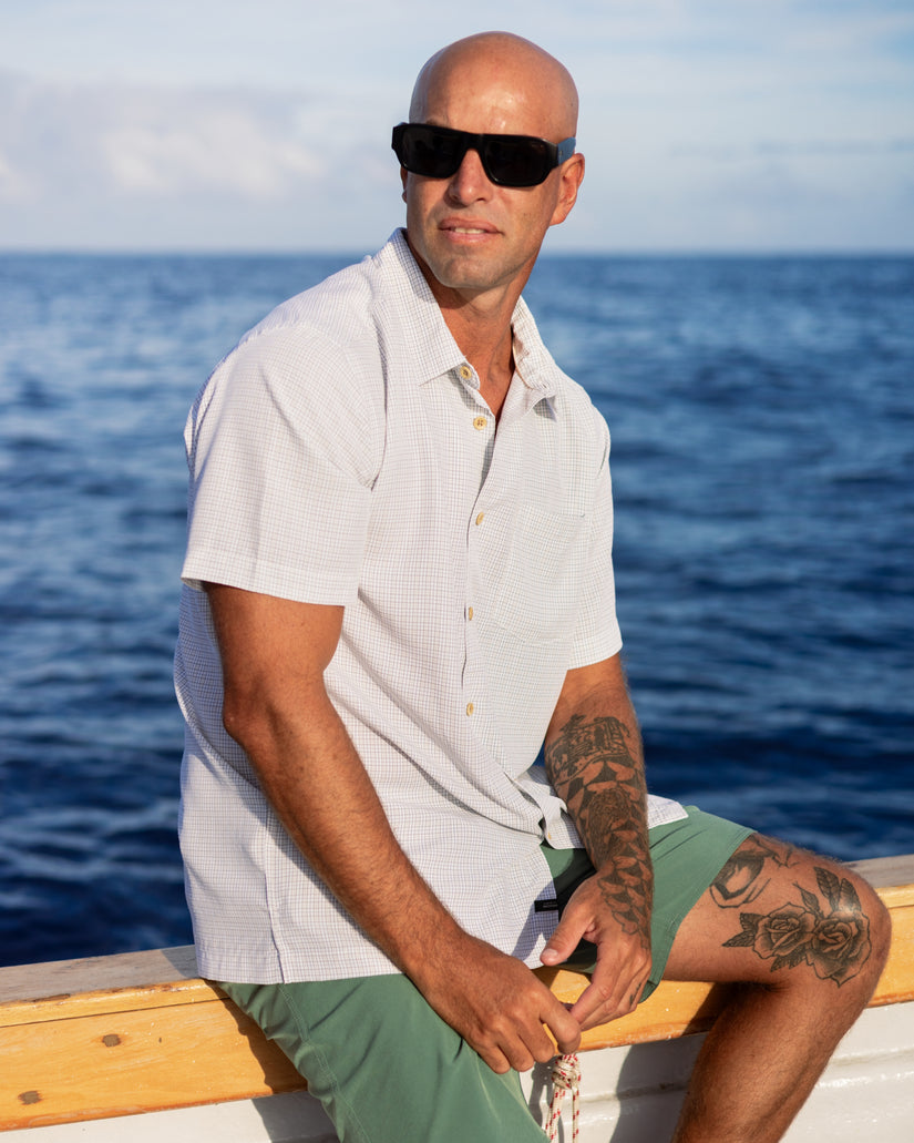 Waterman Checkmate Shirt - White