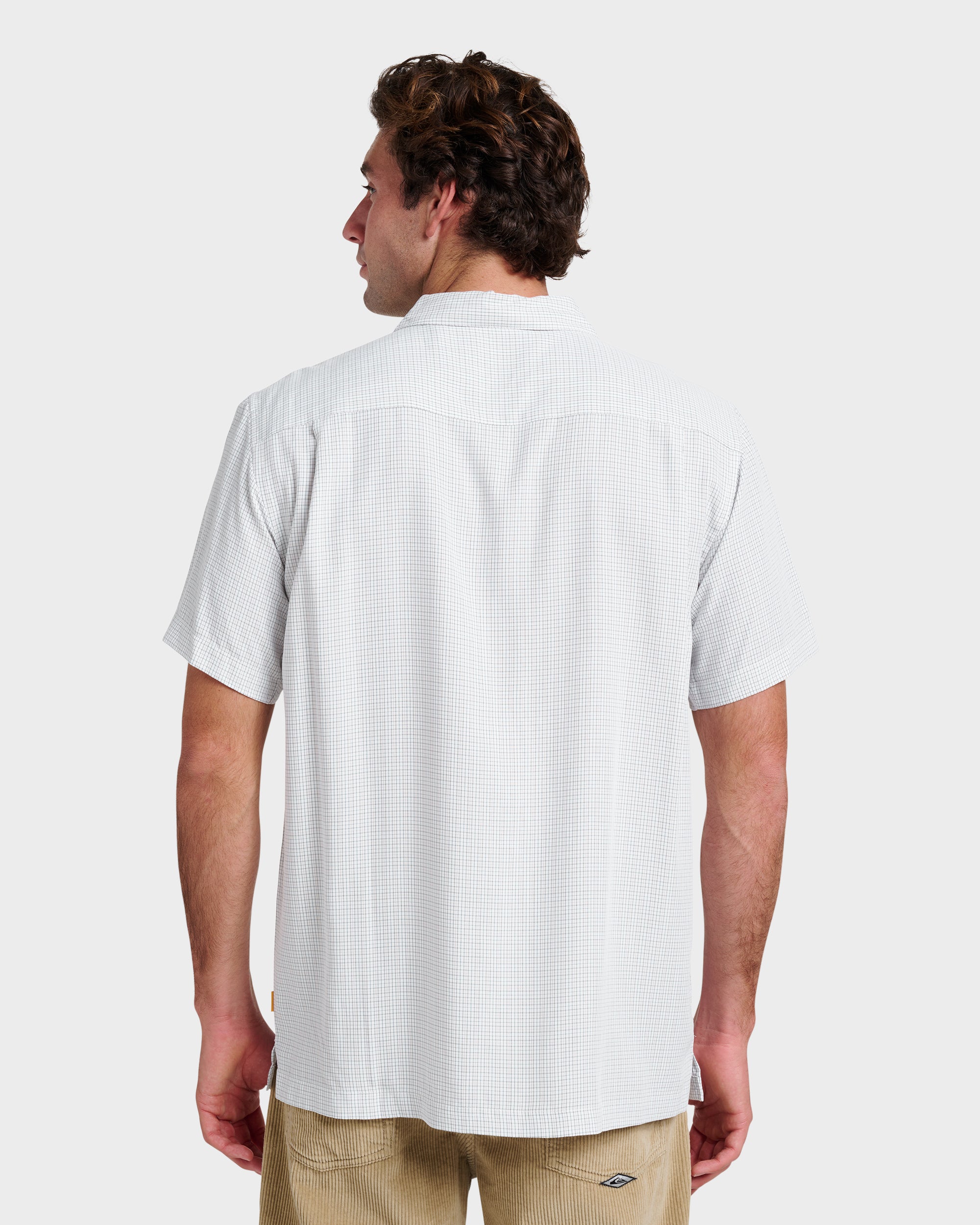Waterman Checkmate Shirt - White | Quiksilver