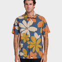 Waterman Flower Power Shirt - Sargasso Sea