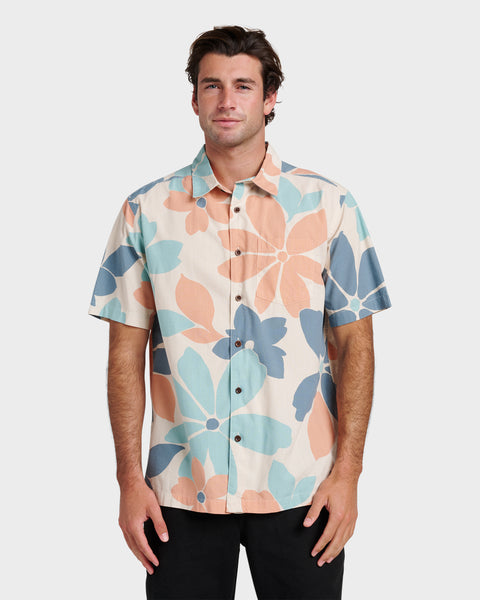 Waterman Flower Power Shirt - Moonbeam | Quiksilver