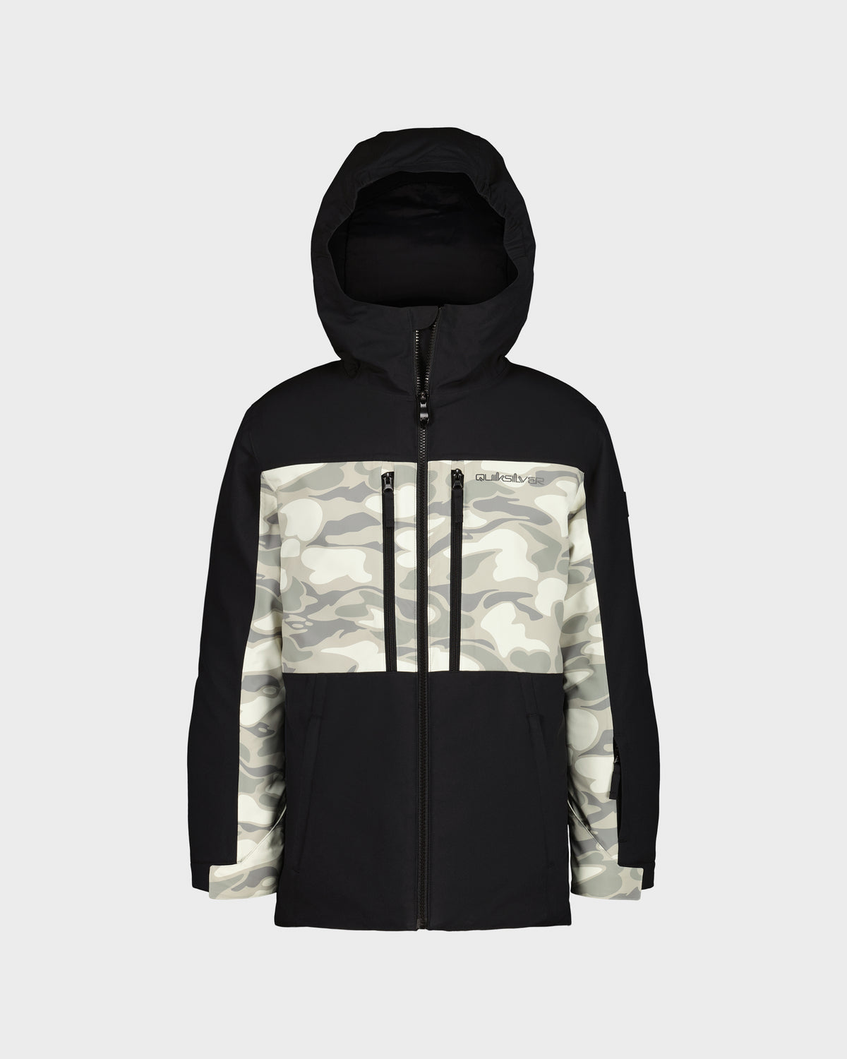 Boys Double Black Snow Jacket