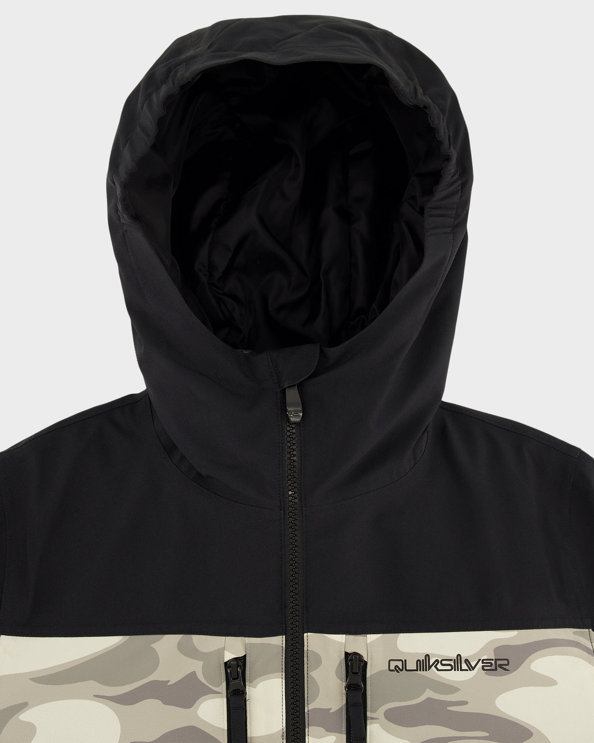 Boys Double Black Snow Jacket