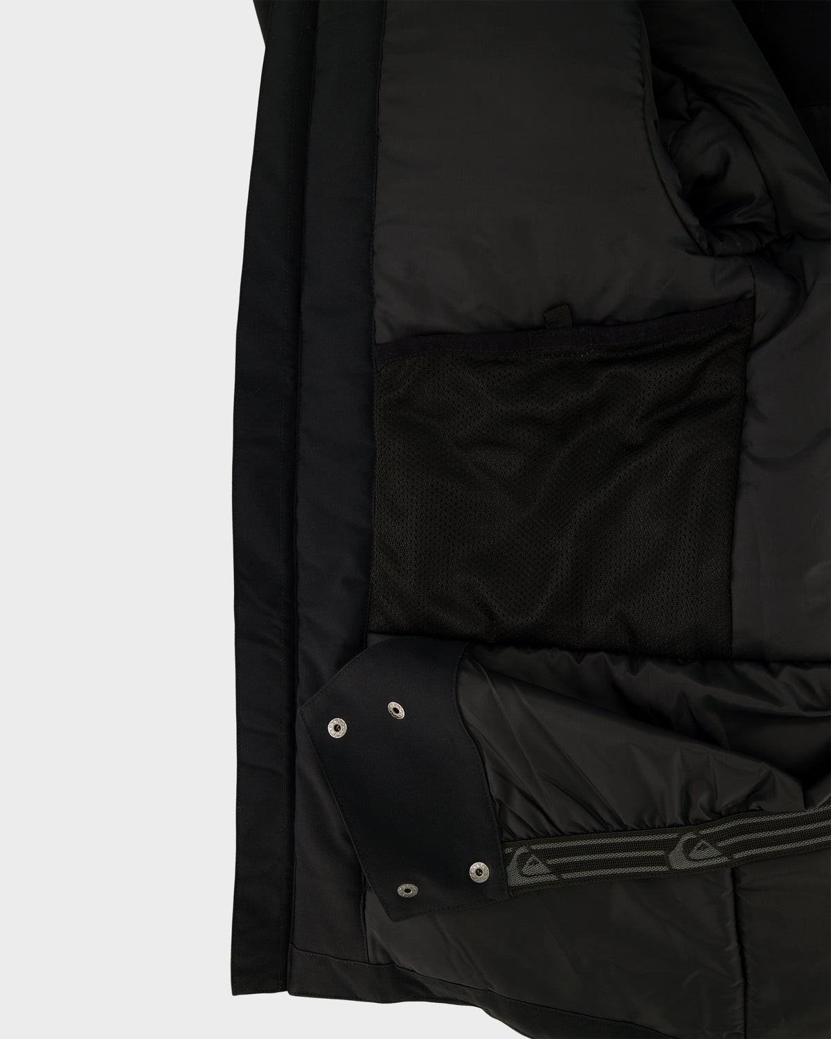 Boys Double Black Snow Jacket
