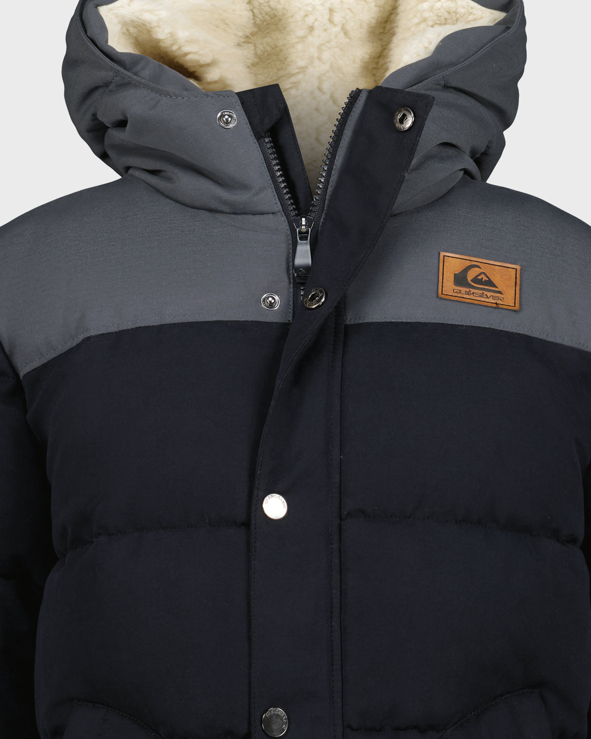 Boys Color Block Puffer Jacket