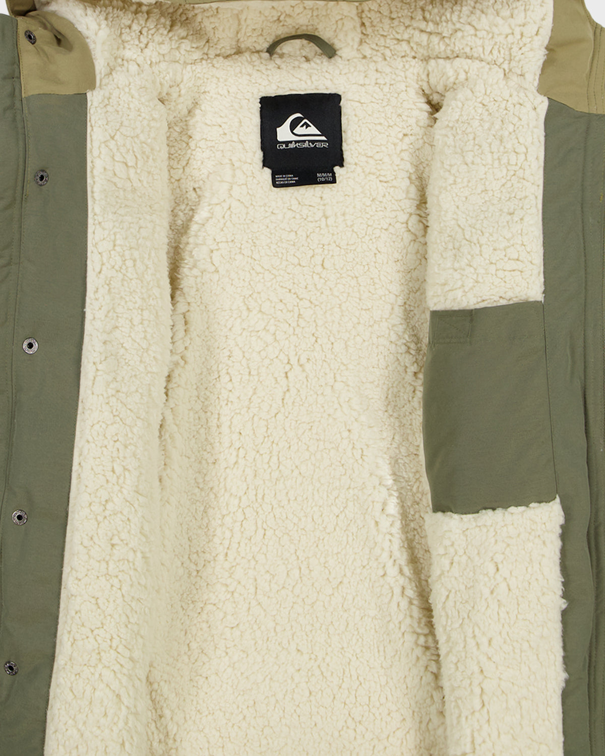 Boys Color Block Puffer Jacket