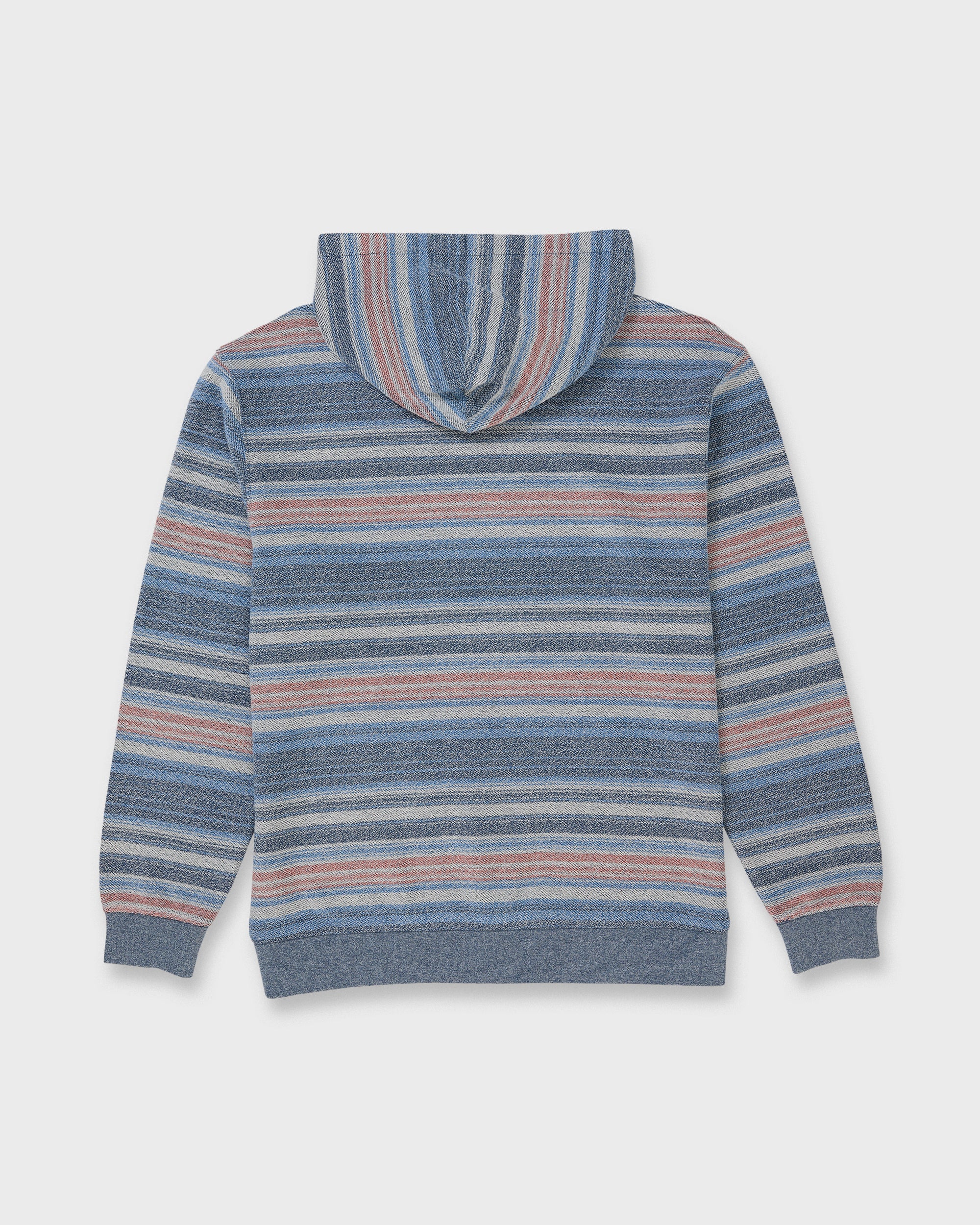 Great Otway Yarn-Dyed Stripe Pullover Hoodie - Dark Denim | Quiksilver