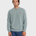 Saltwater Mineral Wash Crewneck Sweatshirt - Lily Pad