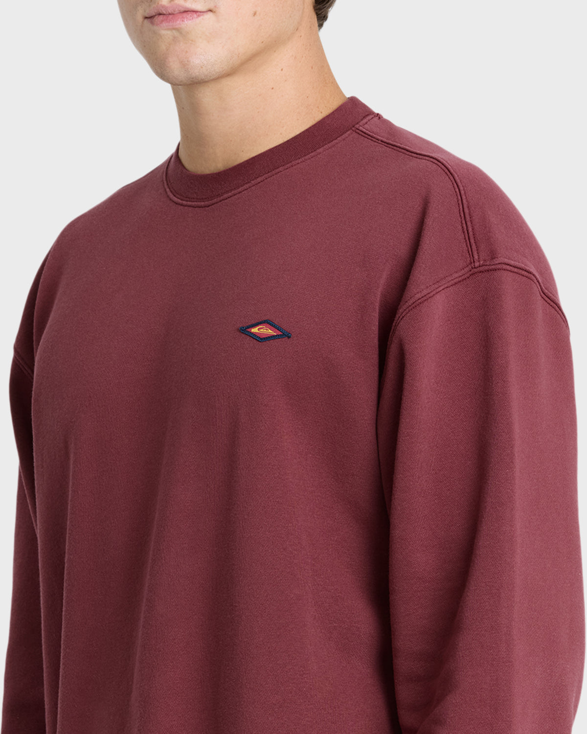 Saltwater-Mineral-Wash-Crewneck-Sweatshirt-Oxblood-Red-5