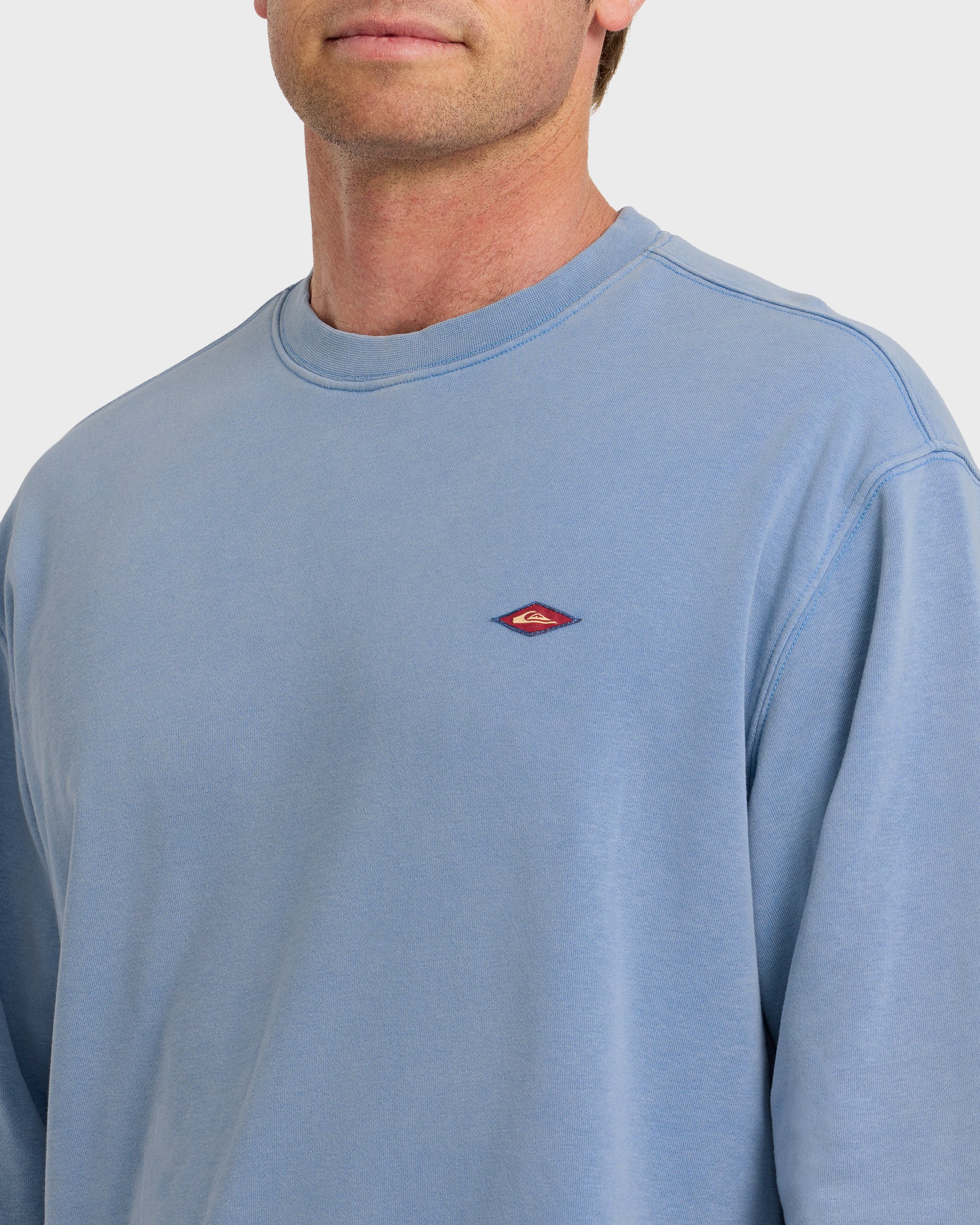 Saltwater Mineral Wash Crewneck Sweatshirt - Riviera | Quiksilver