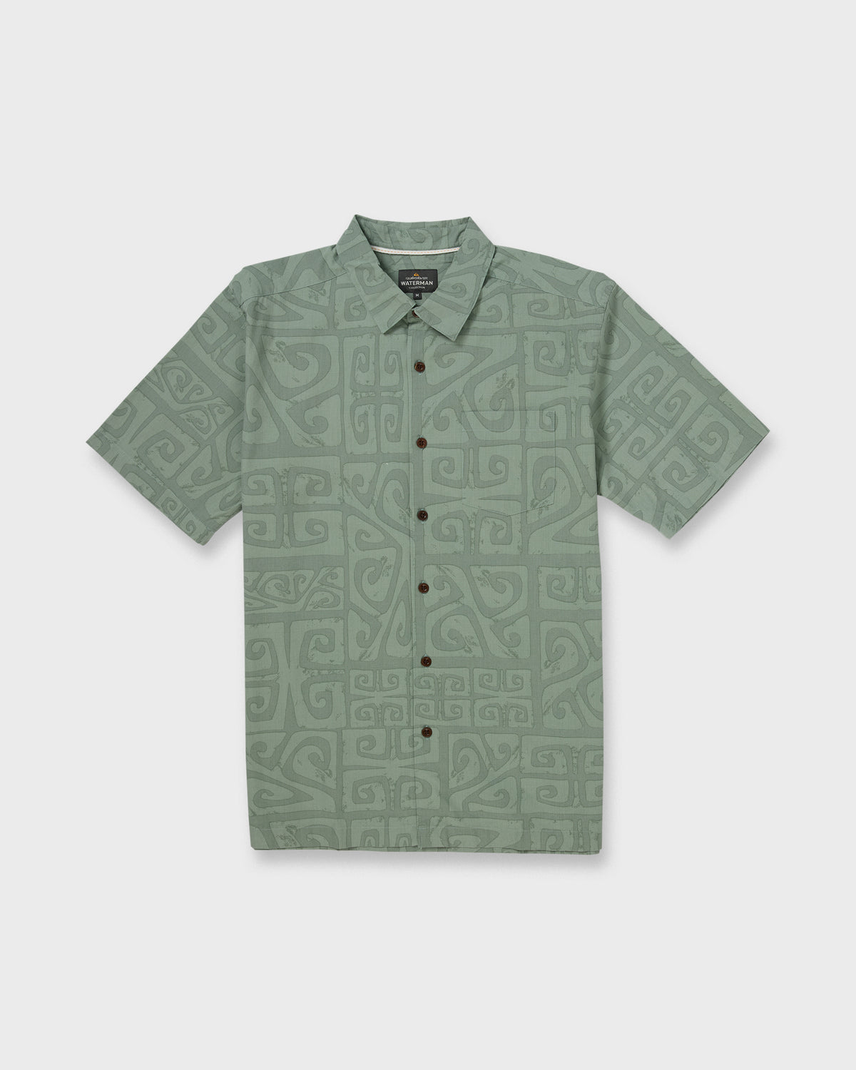 Waterman-Tiki-Beach-Short-Sleeve-Shirt-Lily-Pad-6