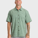 Waterman Tiki Beach Short Sleeve Shirt - Lily Pad
