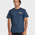 Diamond Arch Classic Short Sleeve T-Shirt - Dark Denim