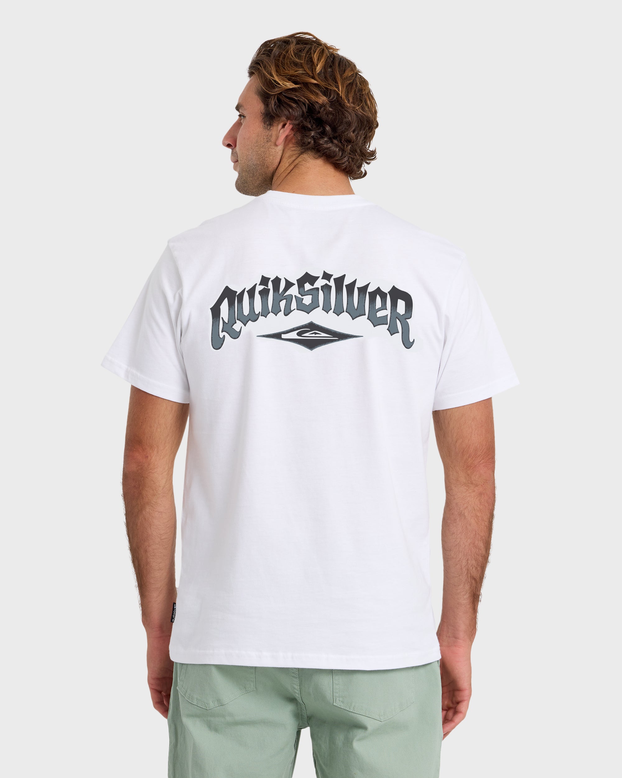 Diamond Arch Classic Short Sleeve T-Shirt - White | Quiksilver