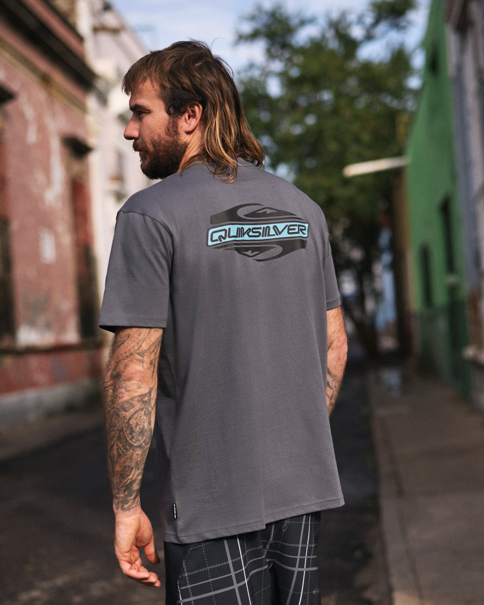 Omni Yin Short Sleeve T-Shirt - Iron Gate | Quiksilver
