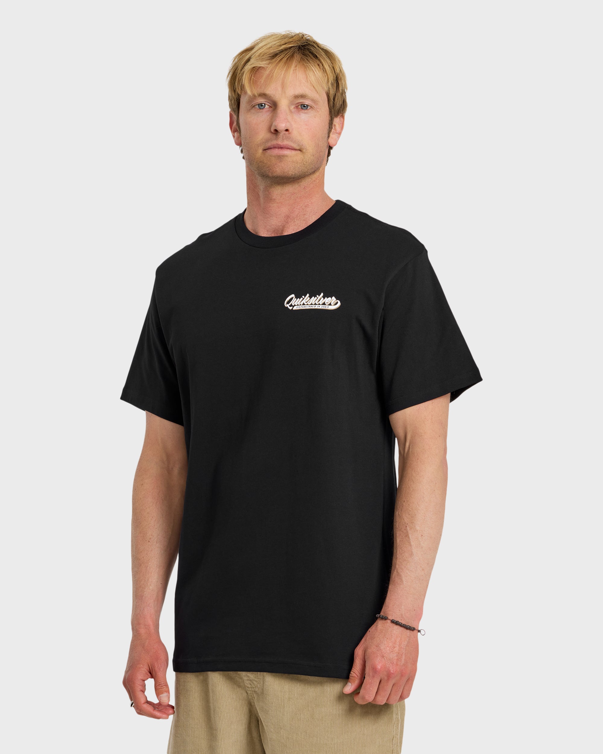 Thick To Thin Graphic Short Sleeve T-Shirt - Black | Quiksilver