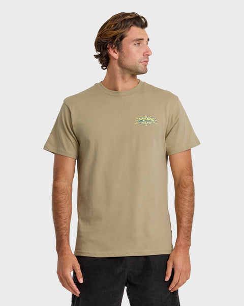 Solar Flares Short Sleeve T-Shirt - Seneca Rock | Quiksilver