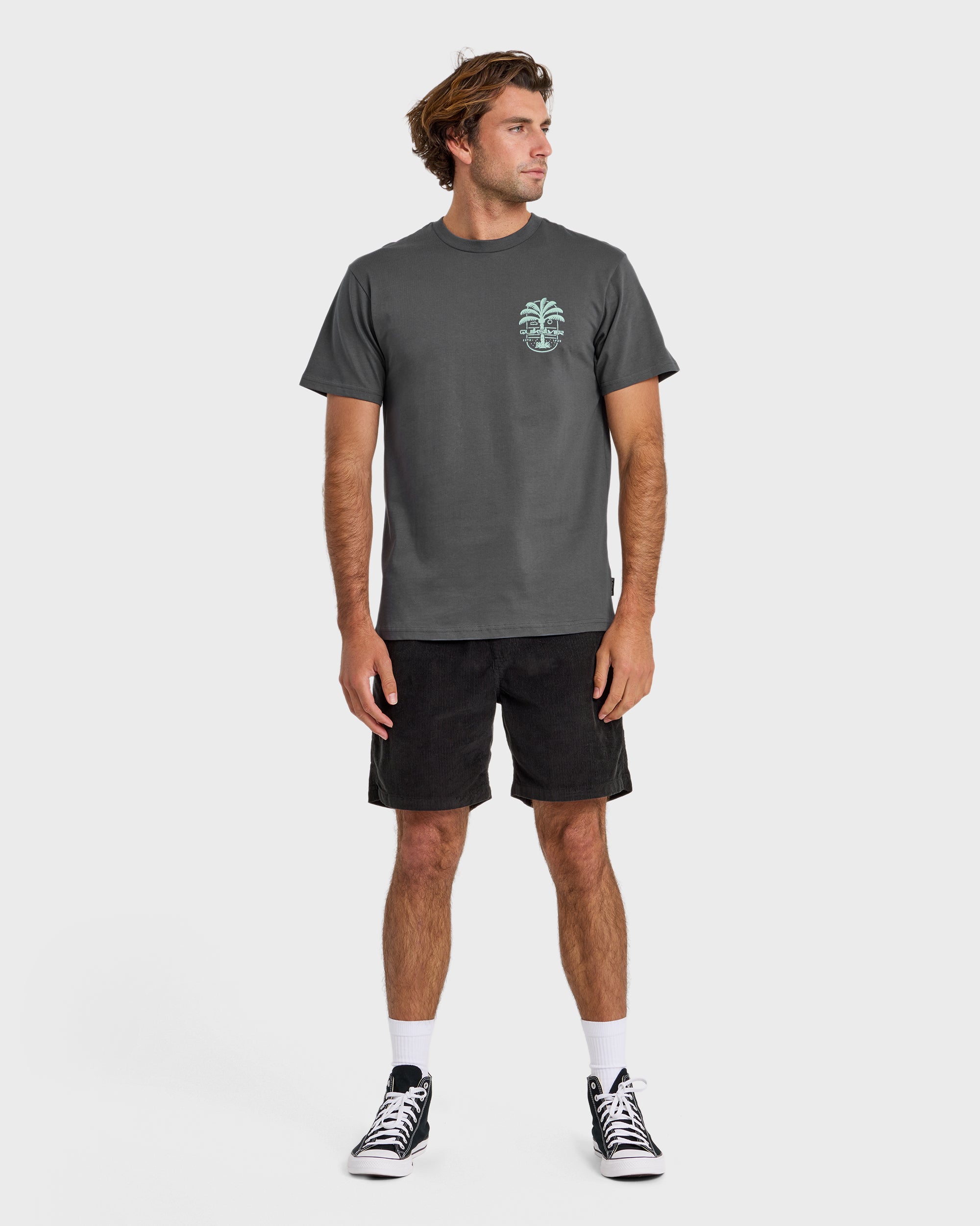 クイックシルバー（Quiksilver）（メンズ）SR DRAWN 半袖Tシャツ