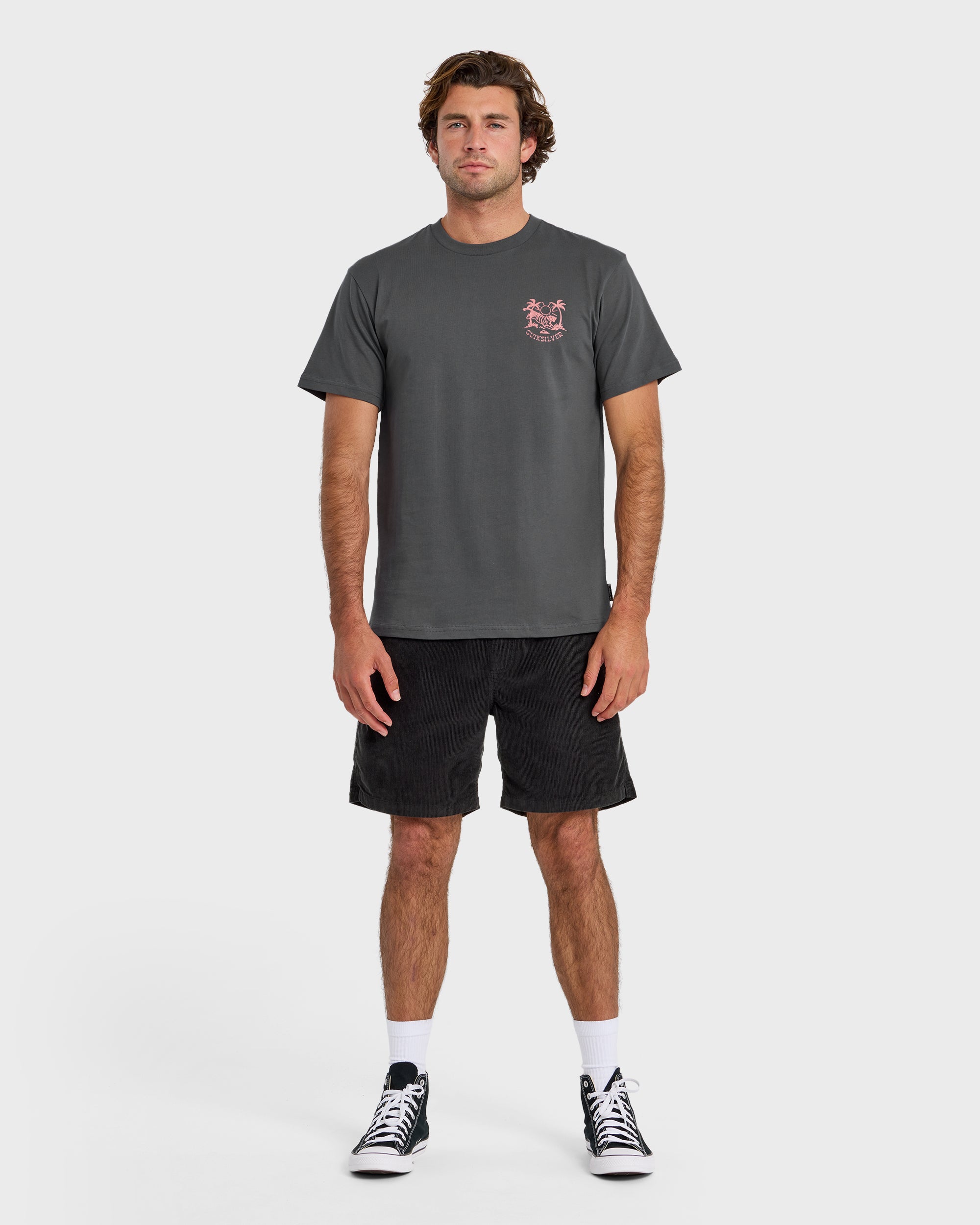 In The Wild Classic Short Sleeve T-Shirt - Iron Gate | Quiksilver