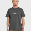 Work Ship Embroidered Short Sleeve T-Shirt - Iron Gate