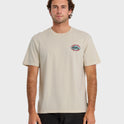 Foil Stamp Pigment-Dyed Short Sleeve T-Shirt - Silver Birch