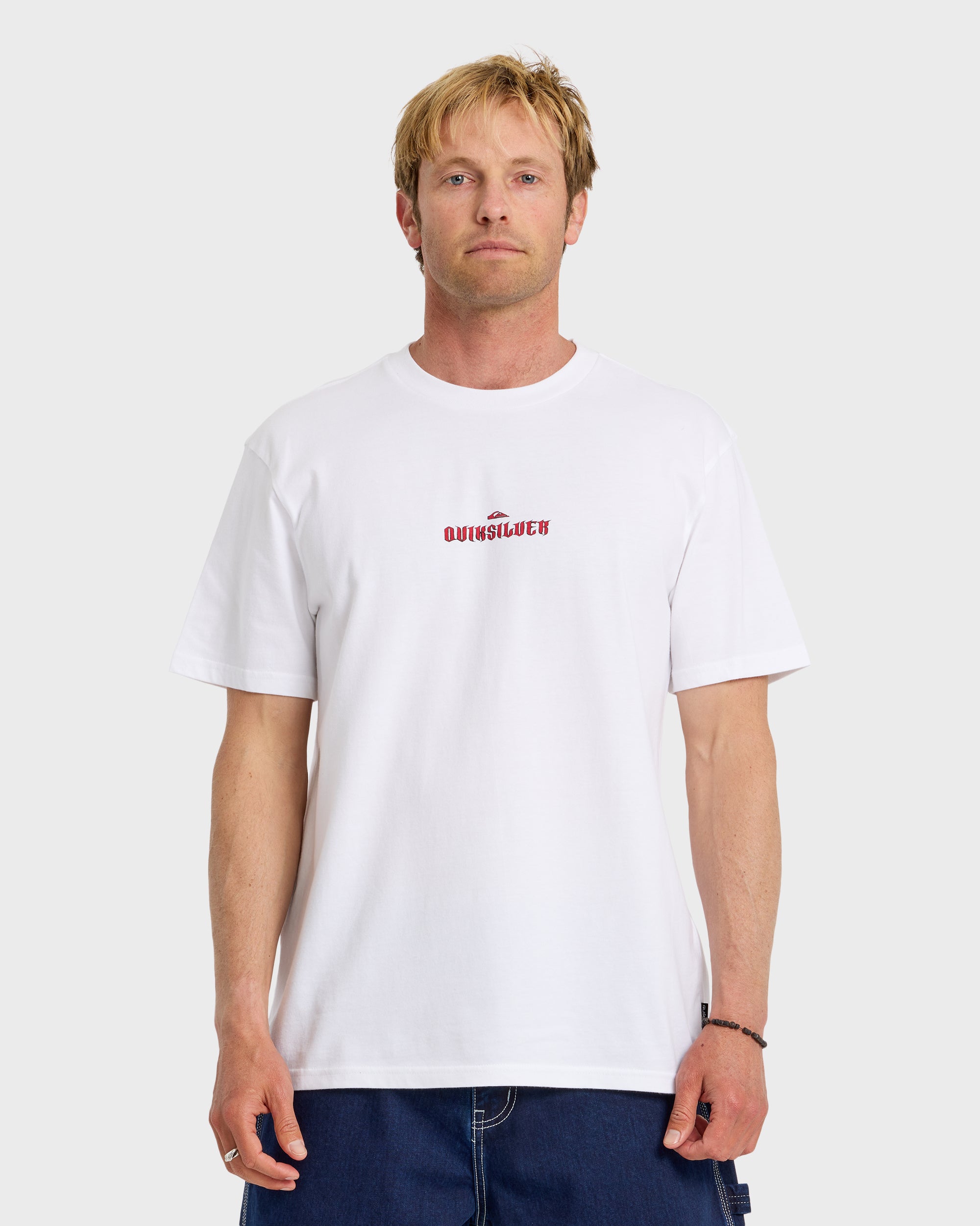 Dark Torch Pigment-Dyed Short Sleeve T-Shirt - White | Quiksilver
