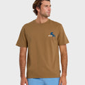 Jungle Bite Pigment-Dyed Short Sleeve T-Shirt - Tobacco