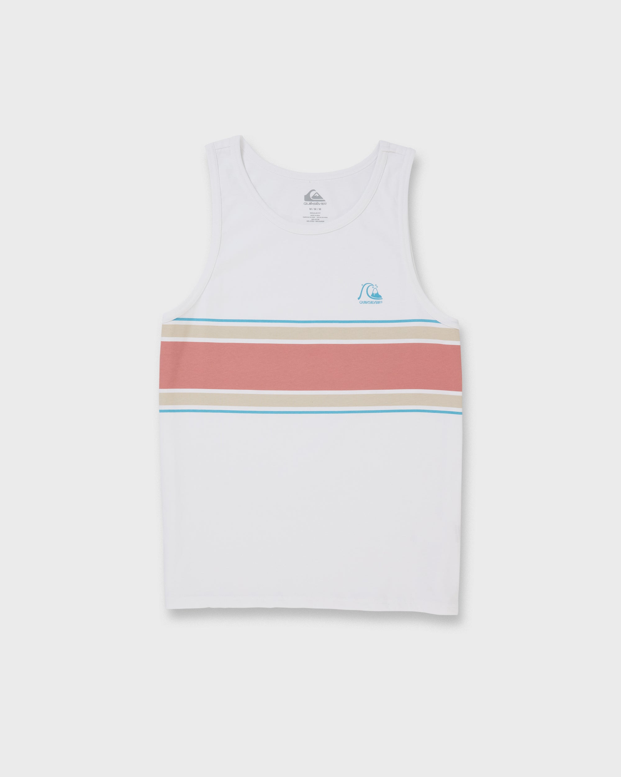 Floater Stripe Tank - White | Quiksilver