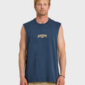 Diamond Arch Oversized Tank - Dark Denim