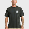Waterman Out The Back Sueded T-Shirt - Phantom