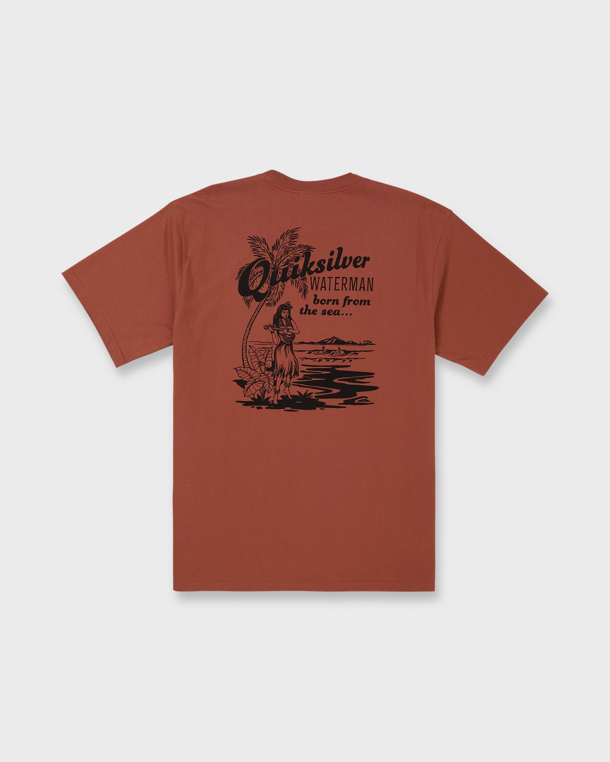 Waterman Lady Ukulele Short Sleeve T-Shirt - Marsala | Quiksilver