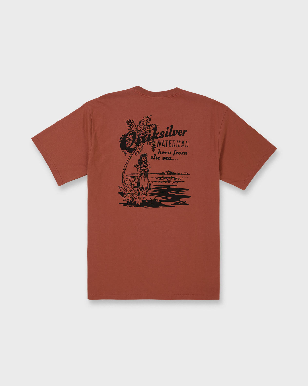 Waterman-Lady-Ukulele-Short-Sleeve-T-Shirt-Marsala-7