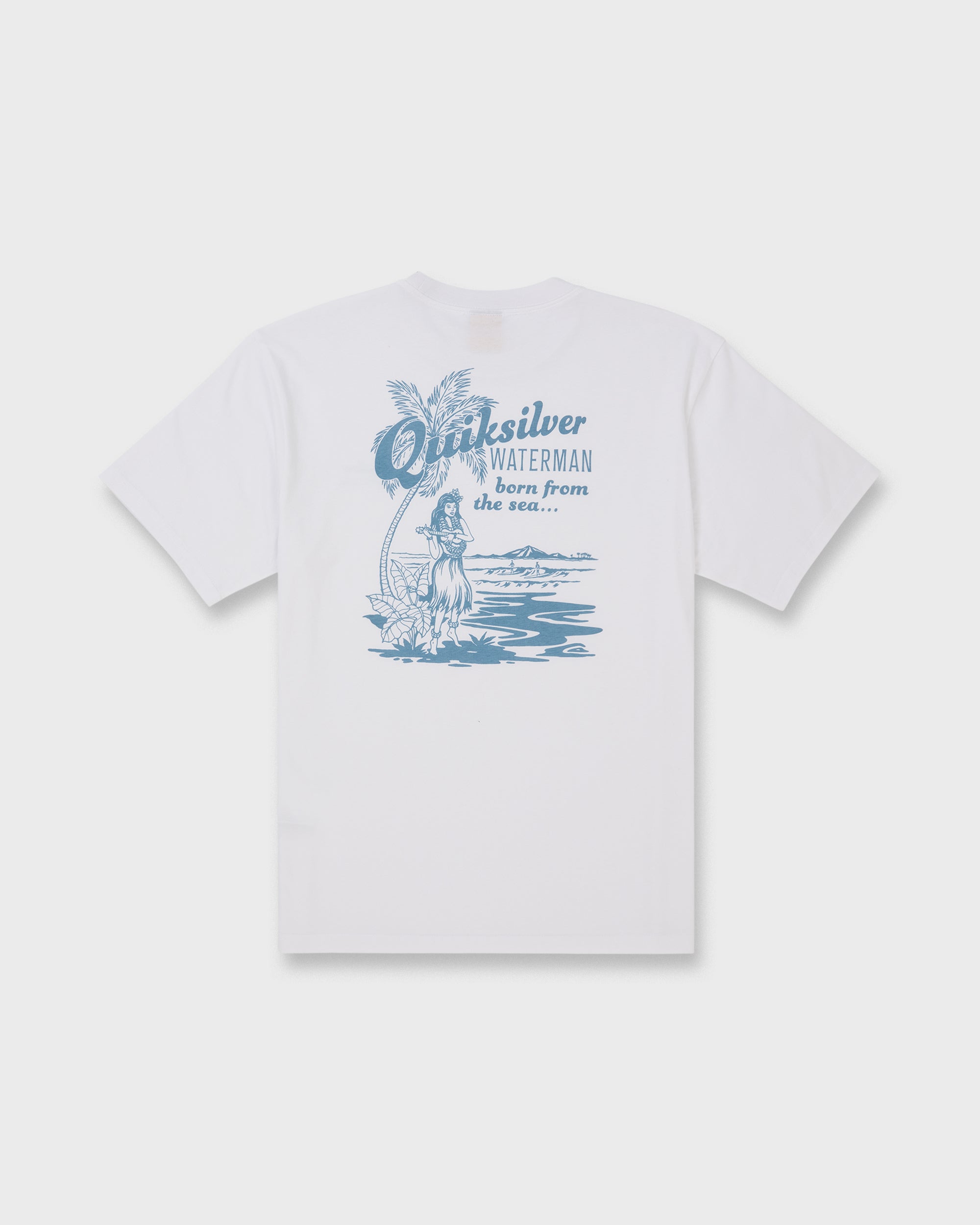 Waterman Lady Ukulele Short Sleeve T-Shirt - White | Quiksilver
