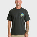Waterman Big Bull Sueded Short Sleeve T-Shirt - Phantom