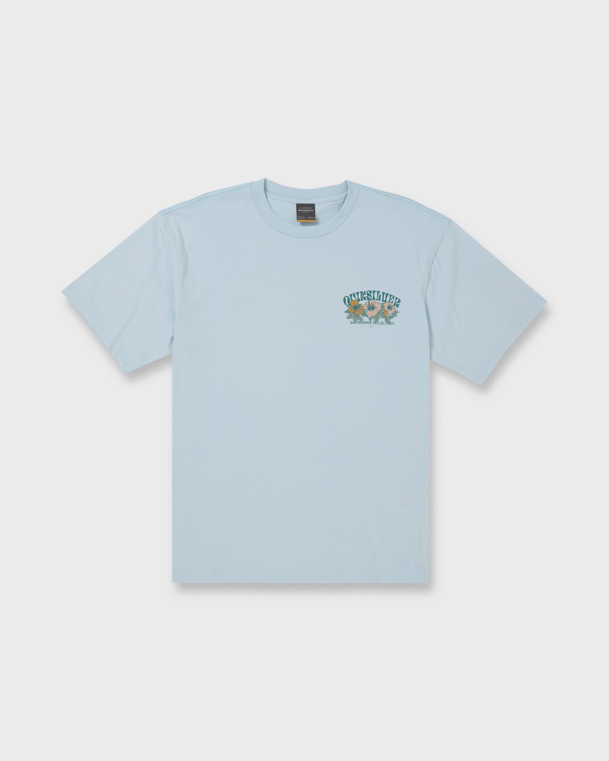 Waterman Las Flores Sueded Short Sleeve T-Shirt - Skyway | Quiksilver