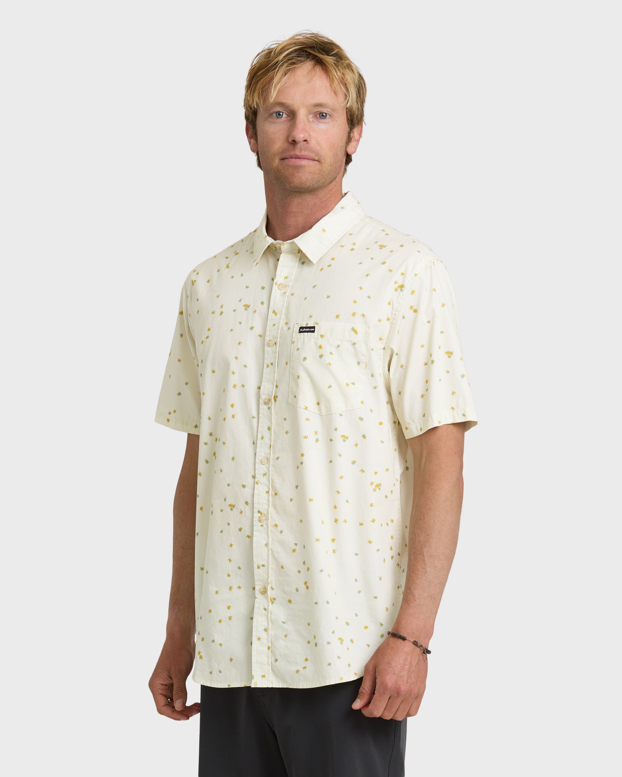 Ditsy Blossom Classic Short Sleeve Shirt - Bone White | Quiksilver
