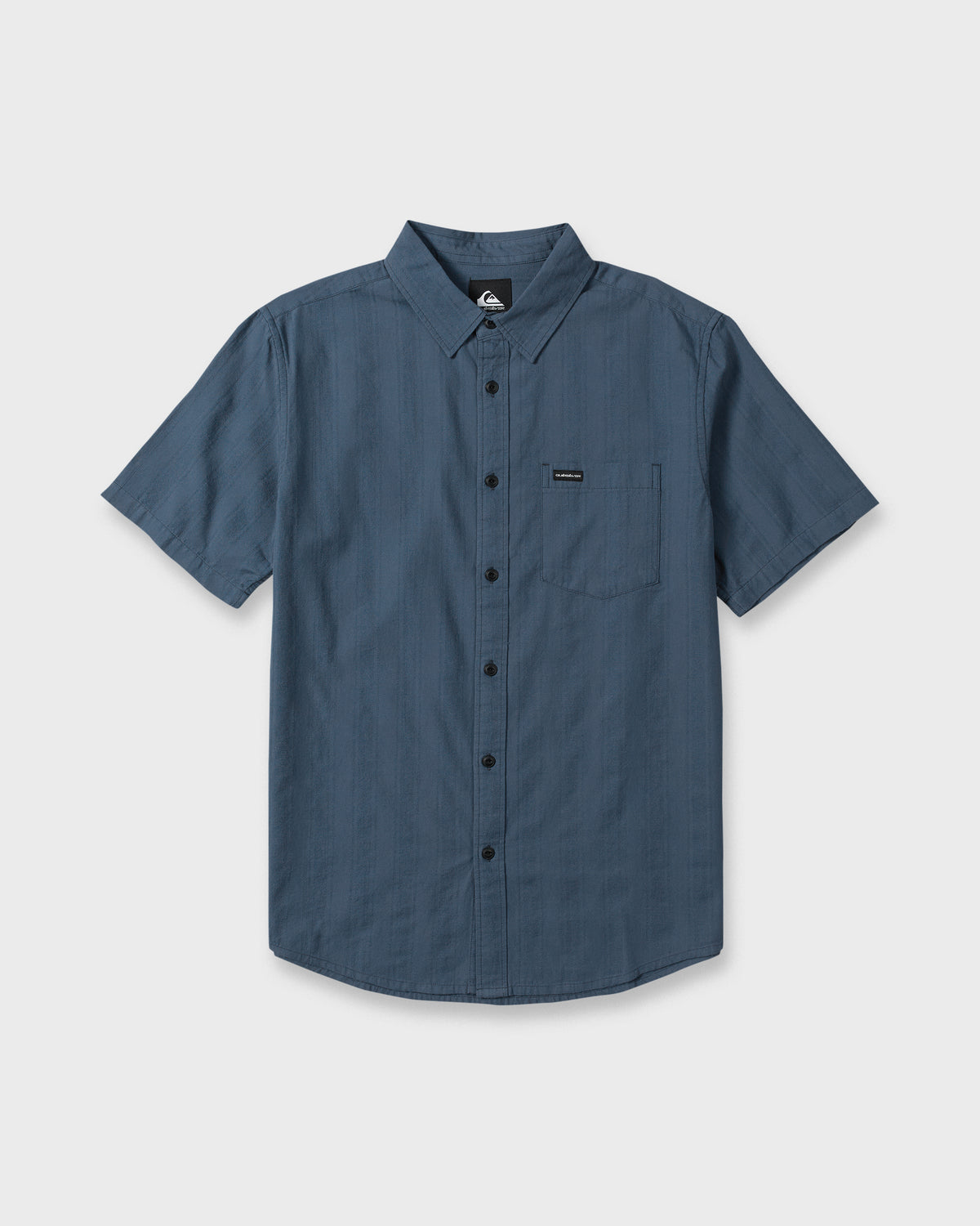 Dobby-Stripe-Classic-Short-Sleeve-Woven-Shirt-Dark-Denim-6