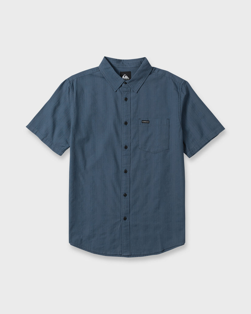 Dobby-Stripe-Classic-Short-Sleeve-Woven-Shirt-Dark-Denim-6