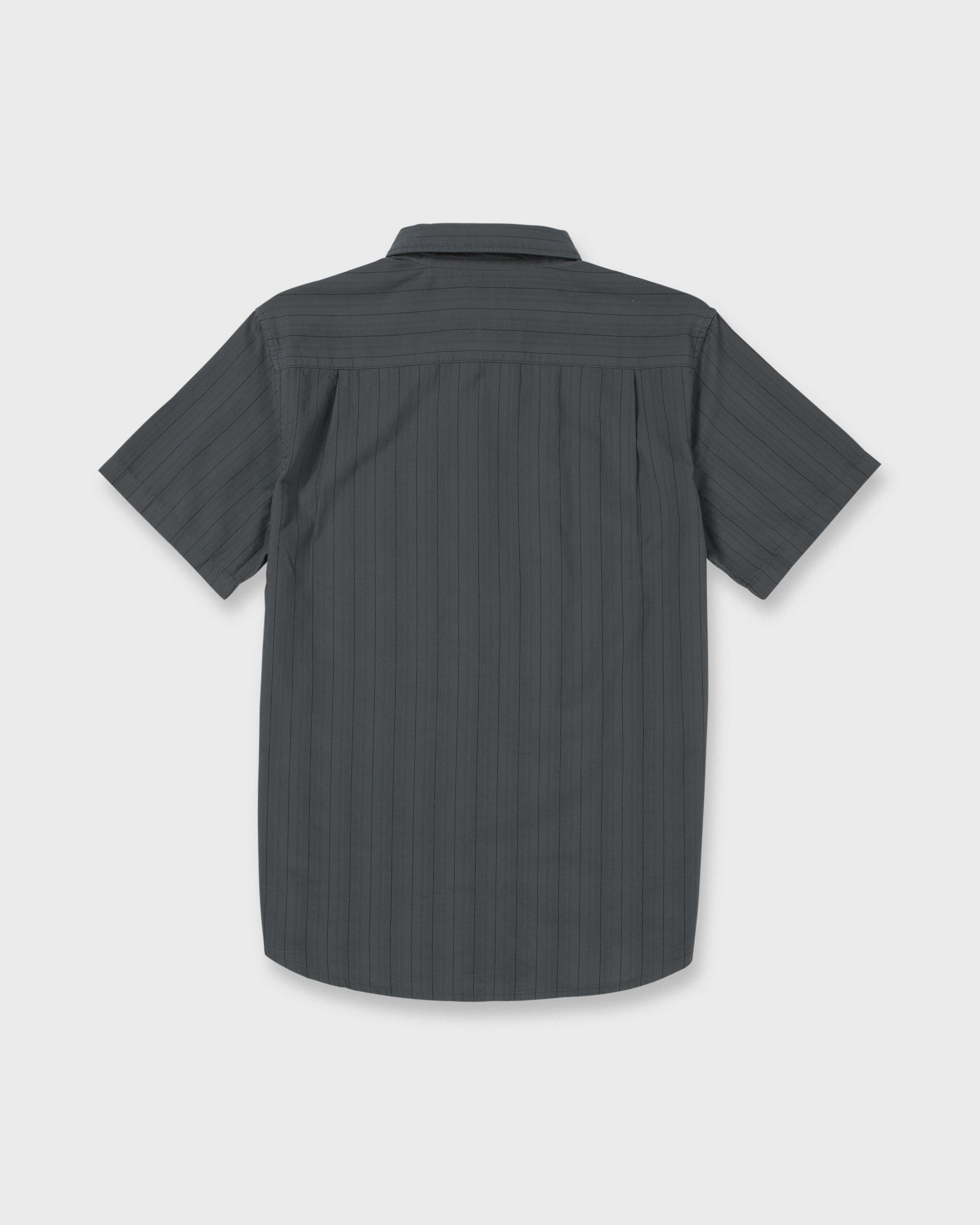 Dobby Stripe Classic Short Sleeve Shirt - Iron Gate | Quiksilver