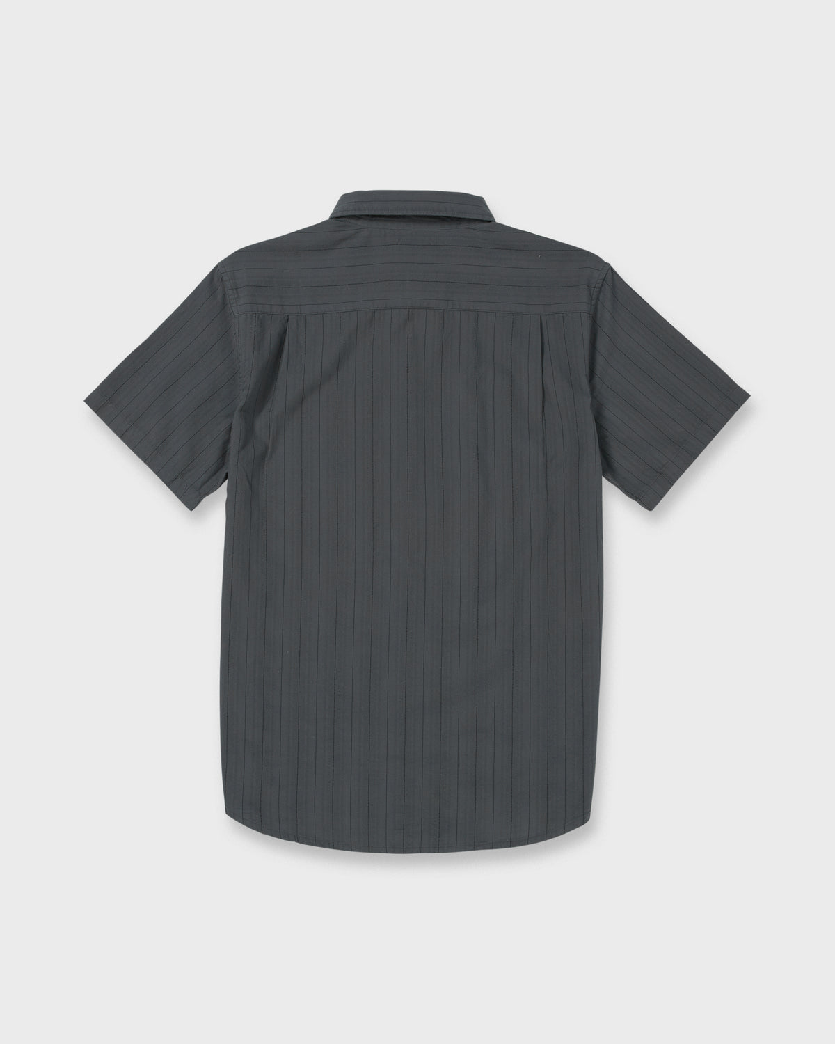 Dobby Stripe Classic Short Sleeve Shirt - Iron Gate
