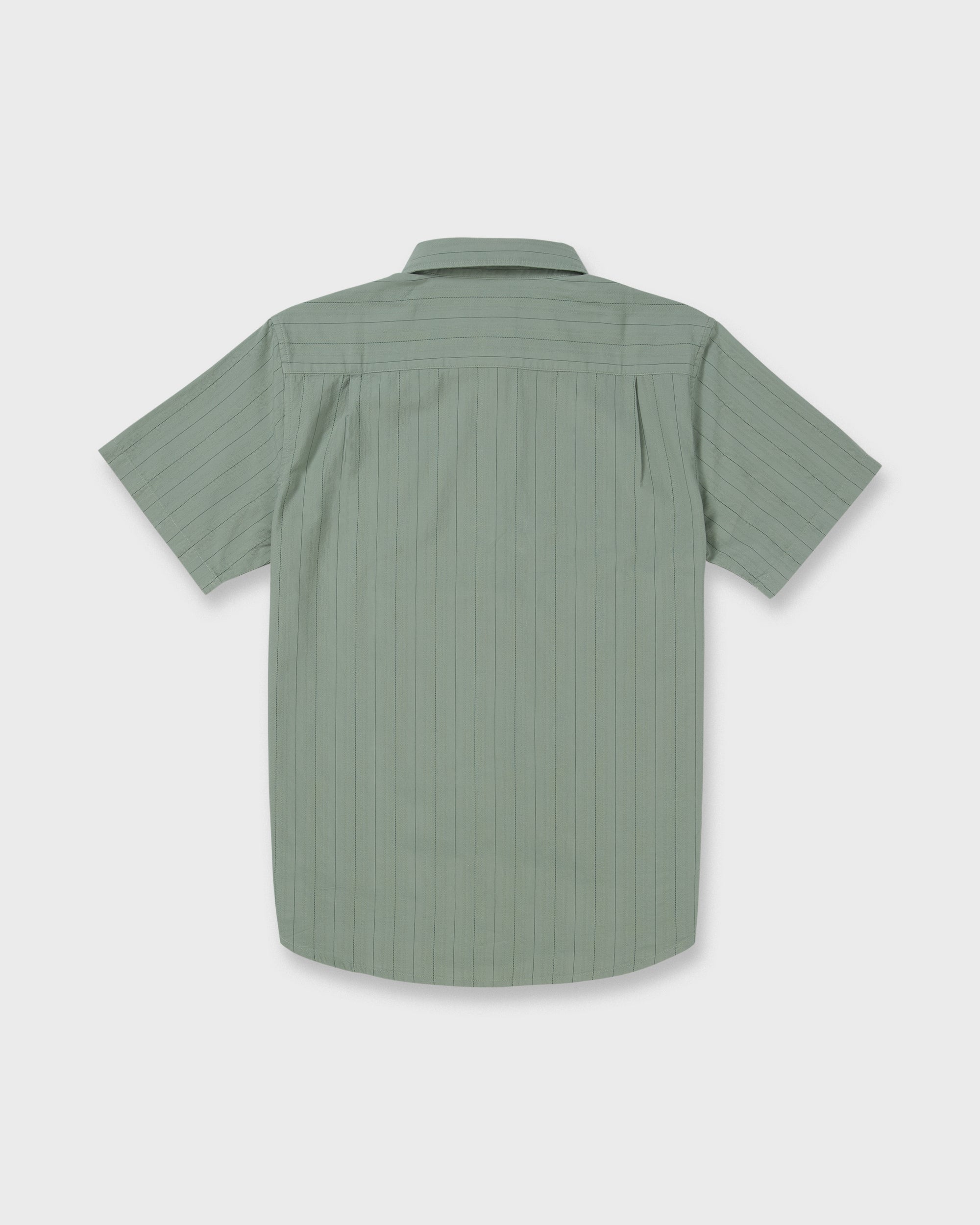 Dobby Stripe Classic Short Sleeve Shirt - Lily Pad | Quiksilver