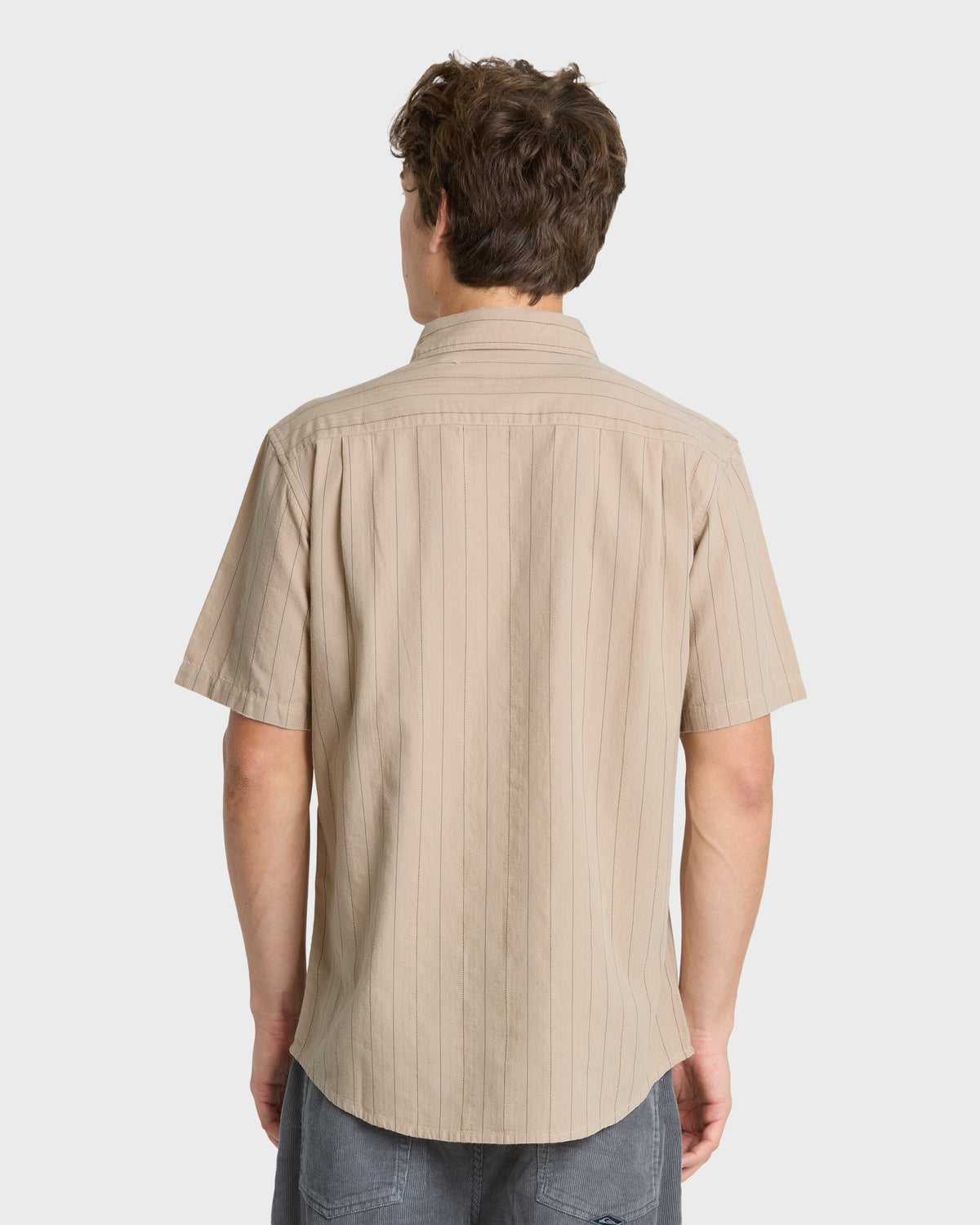 Dobby-Stripe-Classic-Short-Sleeve-Woven-Shirt-Peyote-2