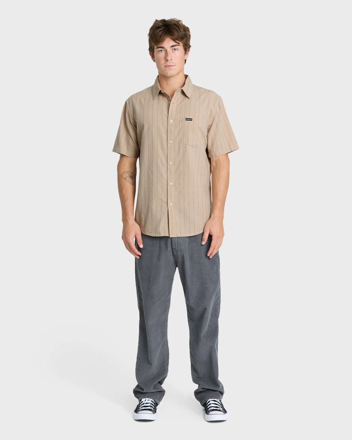 Dobby-Stripe-Classic-Short-Sleeve-Woven-Shirt-Peyote-3