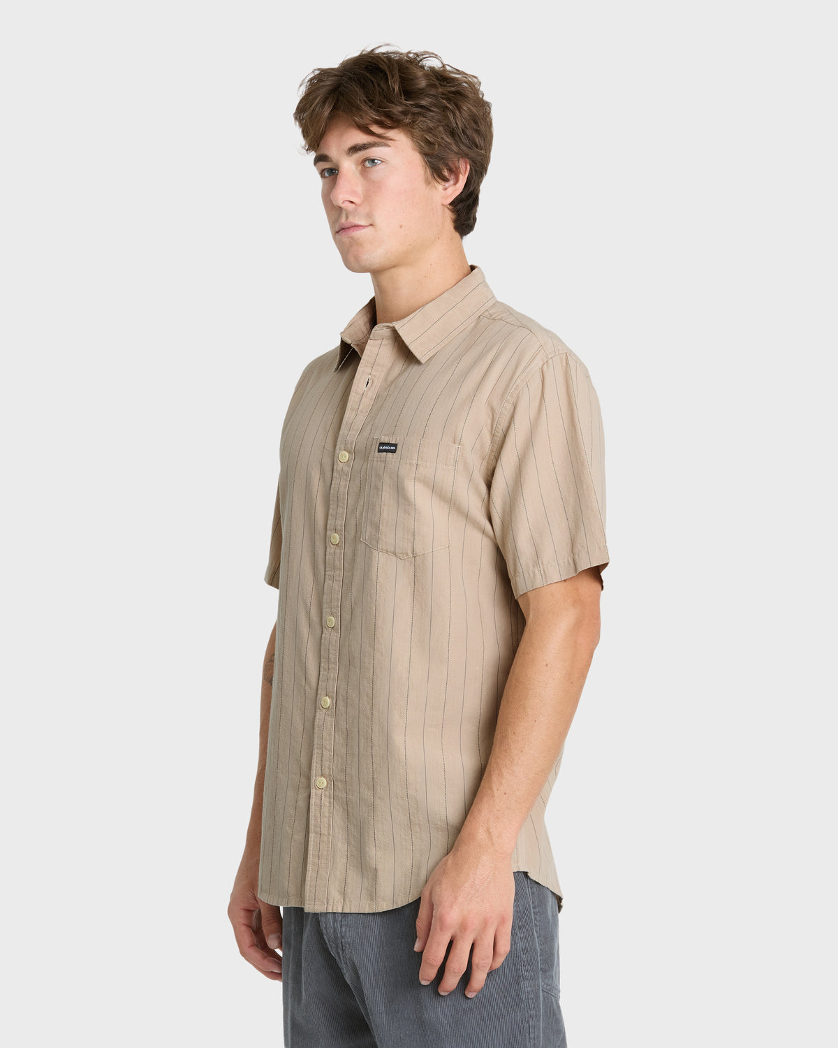 Dobby-Stripe-Classic-Short-Sleeve-Woven-Shirt-Peyote-4