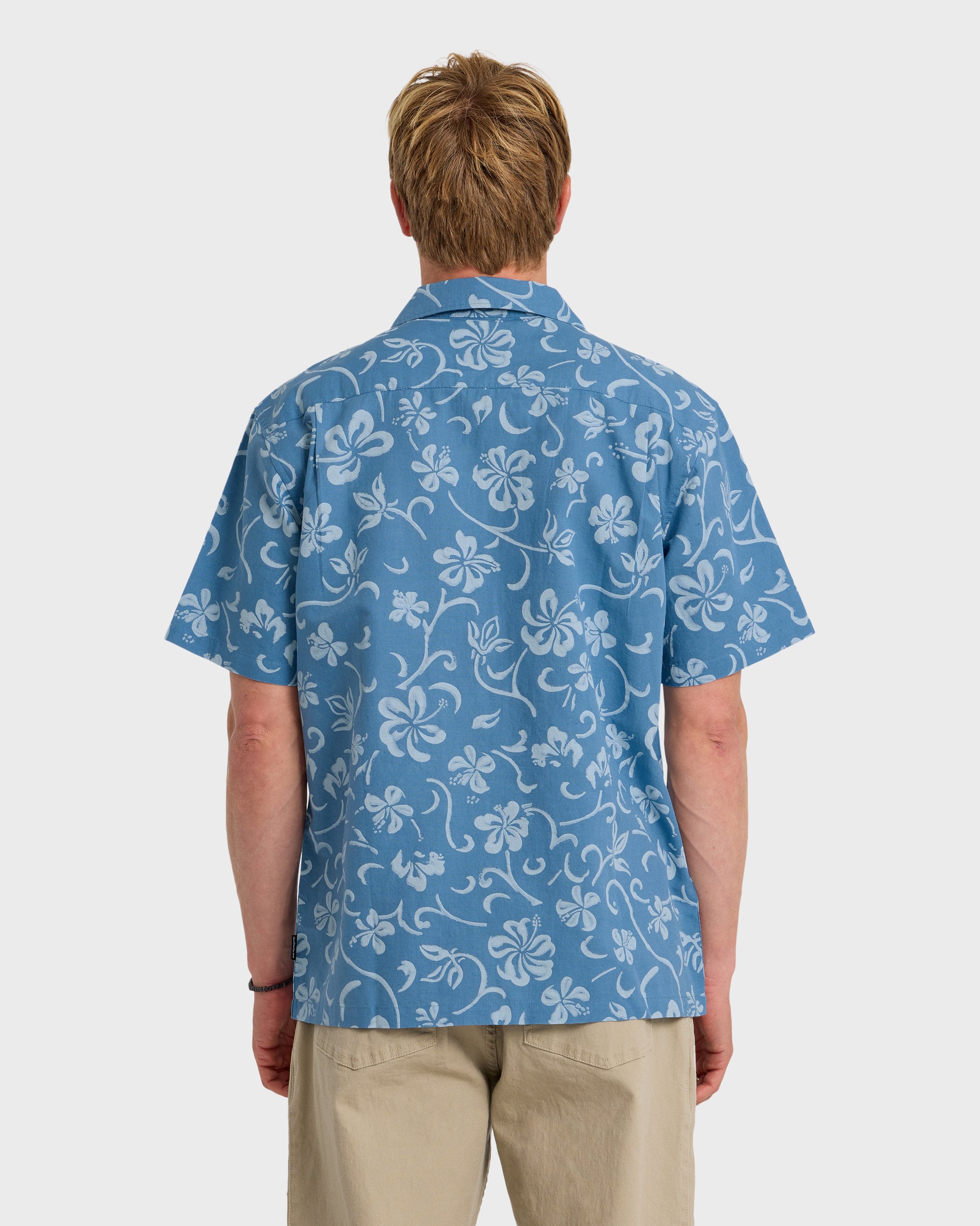Lo-Biscus DNA Short Sleeve Camp Shirt - Riviera | Quiksilver