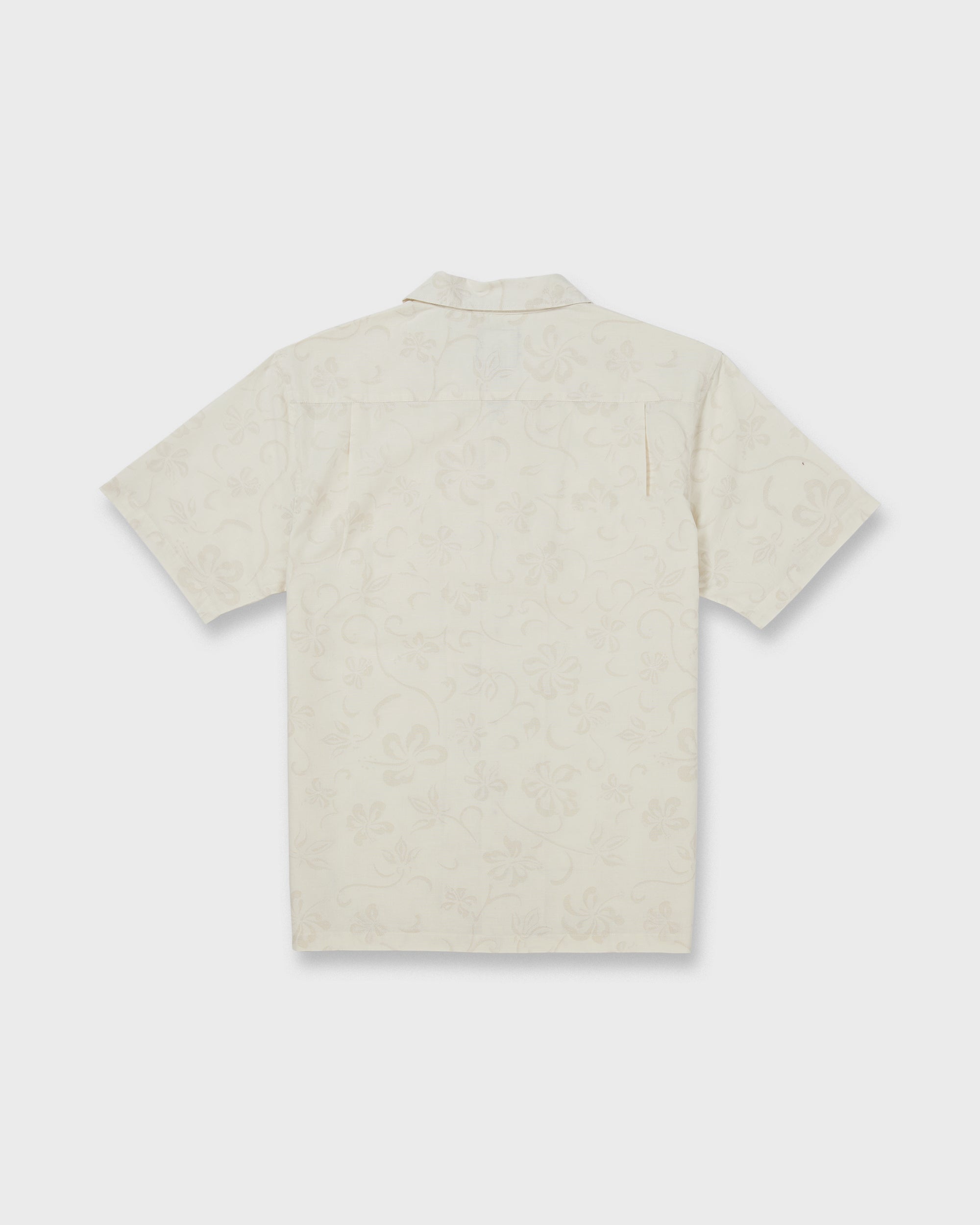 Lo-Biscus DNA Short Sleeve Camp Shirt - Snow White | Quiksilver