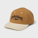 Waveular Corduroy Snapback Hat - Tobacco